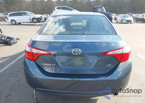 2016 Toyota Corolla Le z USA, uszkodzony, nr VIN 2T1BURHE5GC620280